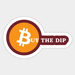 Bitcoin Buy The Dip Sticker